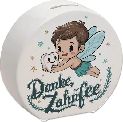Produktbild von Zahnfee Spardose Danke, liebe Zahnfee für Jungs