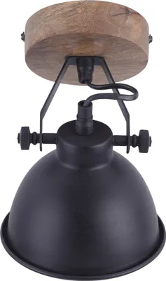 Produktbild von JUST LIGHT SAMIA Wand- und Deckenleuchte E14 max.40W Braun/Schwarz 17-21,5cm 11981-18