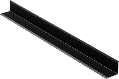 Produktbild von Aluminium L-Profil schwarz matt 2600 x 12 x 12 mm