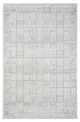 Obrázok produktu pre Koberec MY-RUG, Tilda, 290x200, s krátkym vlasom, krémovo biely, mäkký, útulný, s krásnym vzorom, plochý, obdĺžnikový