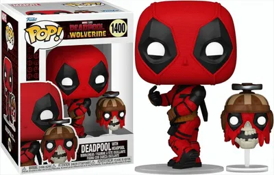 Produktbild von Deadpool & Wolverine - Deadpool with Headpool 1400 - Funko Pop! Vinyl Figur