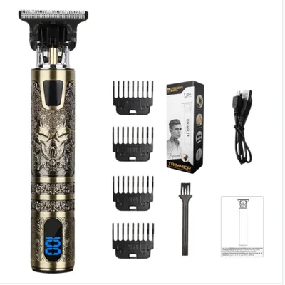 Produktbild von INF Herren Haarschneider kabellos Titanklinge KupferkernmotorPompadour 16cm