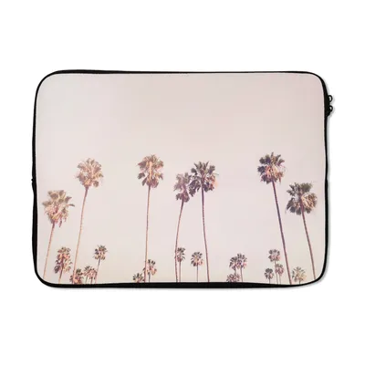 Produktbild von MuchoWow® Laptop Hülle 14 ZollPalmen - Sonne - Natur - Himmel Laptoptasche - Laptoptasche - Stoßsicher - Schutzhaube