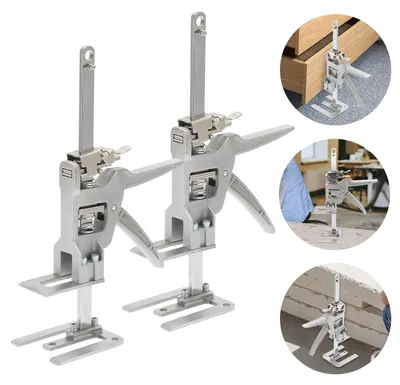 Produktbild von Ikodm 2x Handwerkzeugheber Schrankheber Hebevorrichtung bis 150kg 0-145mm