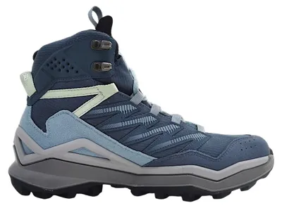 Imagen del producto de Zapatillas deportivas Lowa Maddox Pro GTX MID Ws para mujer, ideales para senderismo, en color azul, perfectas para uso diario y actividades al aire libre