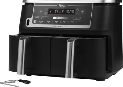 Obrázok produktu pre Ninja AF451EU, Teplovzdušná fritéza, 9,5 L, 4 kg, Samostarný, Čierna, Dotyk
