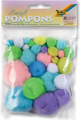 Immagine prodotto di folia 50109 pompon folia, 100 pezzi, dimensioni e colori assortiti