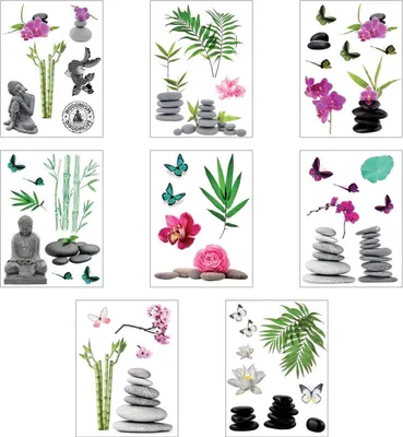 Produktbild von Illustrativer aufkleber "zen" 50x70 - Atmosphera créateur d'intérieur