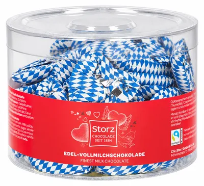 Produktbild von Storz Herzen weiss-blau 50er