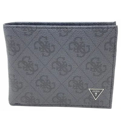 Produktbild von Guess Herren Geldbeutel Vezzola Textile Wallet Schwarz SMEVZLLEA20-BLA