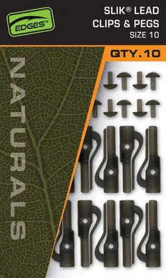 Produktbild von Fox Fishing Edges Naturals Size 10 Slik Lead Clip & Pegs