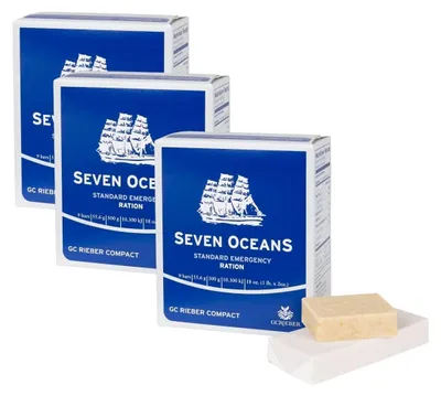 Produktbild von Seven Oceans Emergency Ration - Notfallration 3er Pack