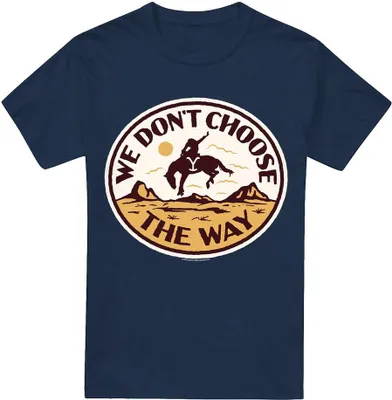 Obrázek produktu pro Yellowstone - Tričko pro muže "We Don't Choose The Way" TV13413 (M) (Marineblau)