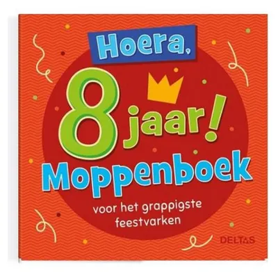 Produktbild von Deltas Hurra, 8 Jahre! Witzbuch
