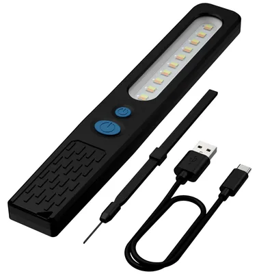 Produktbild von ANSMANN WL390R LED Handleuchte schwarz 24,0 cm, 385 Lumen