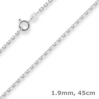 1-9mm-Ankerkette-diamantiert-aus-925-Silber-45cm