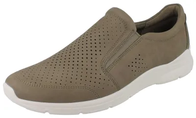 Produktbild von ECCO Irving Herren Slipper khaki Nubukleder - Größe: 45