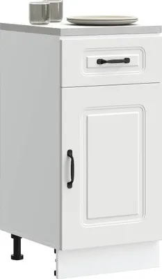 Produktbild von Möbel Küchenunterschrank Kalmar Weiß Holzwerkstoff - Küchenschränke &45871