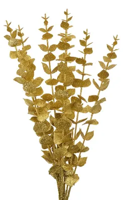 Produktbild von Clayre & Eef Kunstblume 46 cm Goldfarbig Kunststoff