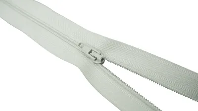 Produktbild von Reißverschluss Nylon 40 cm 15# Hellgrau