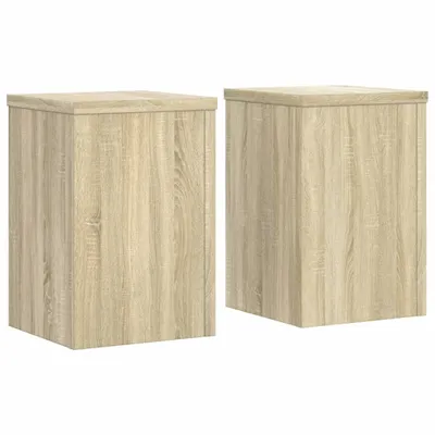 Obrázek produktu pro vidaXL Stojan na rostliny 2 ks Sonoma dub 20x20x30 cm materiál na bázi dřeva