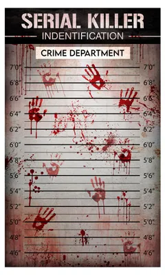 Immagine prodotto di Halloween spaventoso sfondo fotografico scena del crimine dramma schizzi di sangue, colore: multicolore, Immagine generata dall'IA