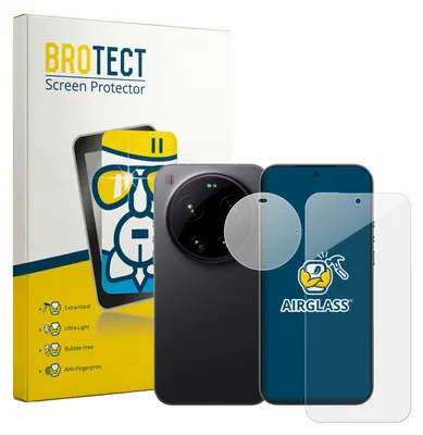 Produktbild von BROTECT Schutzglas für Xiaomi 17 Ultra (Display+Kamera) Schutzfolie Panzer Folie Glas Display Schutz klar