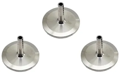 Schlauchverbinder 10 mm, Edelstahl 304, 3 Stück