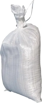 Produktbild von Sandsack PP-Gewebe weiß 400x600mm m. Bindeband