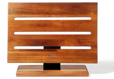 Magnetischer Messerhalter aus Akazienholz, 31,8x26,7 cm, 10 Messer