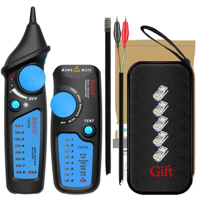 Produktbild von Netzwerkkabeltester, Dualbetrieb, Antistördesign, FWT81 mit Geschenken