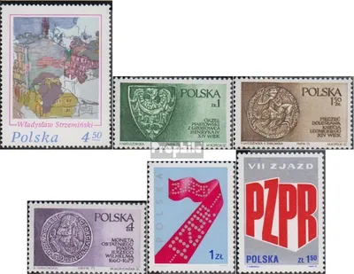 Produktbild von Briefmarken Polen 1975 Mi 2415,2416-2418,2419-2420 (kompl.Ausg.) gestempelt Briefmarkenausstellung