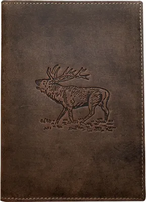 Zdjęcie produktu dla Skórzane etui na karty Greenburry Vintage Stag 12 cm