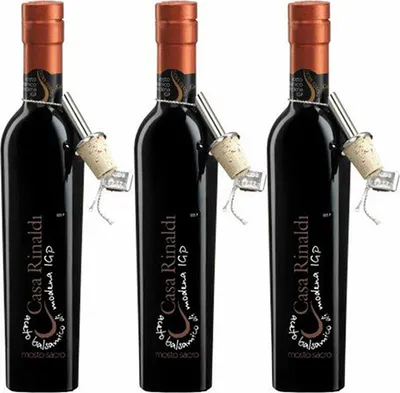 Image de Casa Rinaldi Aceto Balsamico di Modena IGP Mosto Sacro 250ml paquet de 3