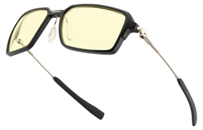 Obrázok produktu pre GUNNAR herné a počítačové okuliare – Tera – farba rámu: Onyx Silver, odtieň šošoviek: Amber (blokuje 65 % modrého svetla a 100 % UV žiarenia) – okuliare blokujúce modré svetlo