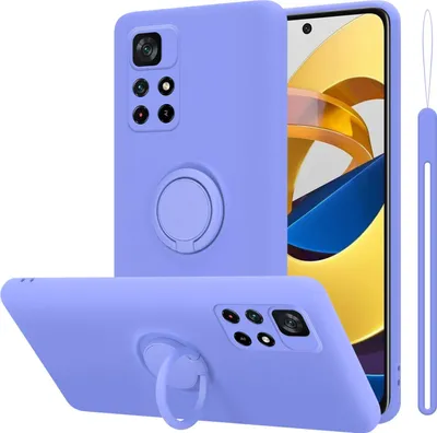 Produktbild von Cadorabo Hülle für Xiaomi POCO M4 PRO 5G Schutz Hülle in Lila Handyhülle TPU Etui Case Cover