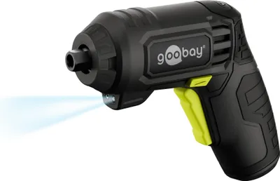 Produktbild von Goobay Mini Akkuschrauber Set, 31-tlg., USB-C, 200 U/min, 8 Nm Spitzenleistung, Li-Ion 1500 mAh, LED