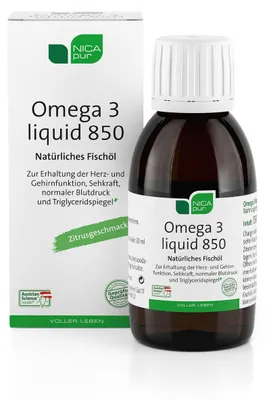 Imagen del producto de Nicapur Omega 3, líquido, 850 mg, 150 ml