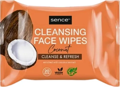 Produktbild von Sence - Coconut - Gesichtsreinigungstücher - Pflegend - 20 Tücher - 1 Stück