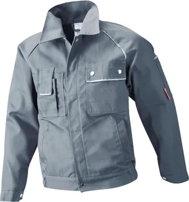 Produktbild von Bundjacke Canvas 320 Gr.54 grau/schwarz PLANAM