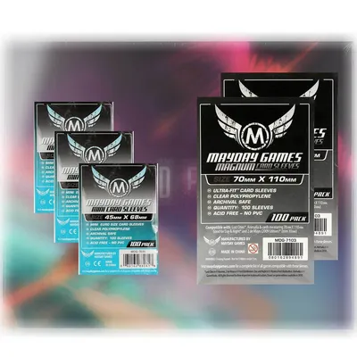 Produktbild von Mayday Standard Sleeves Hüllen 7035 + 7103 Vorteilspack für Voidfall
