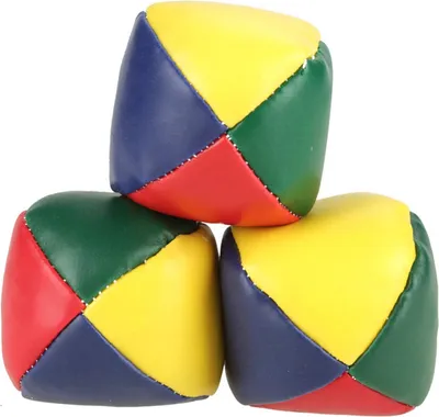 Produktbild von Jonglierbälle-Set, langlebiger Kinderspielzeugball, leicht, tragbar, glatt, weich, zum Trainieren der Flexibilität der Finger und der Hand-Auge-Koordi