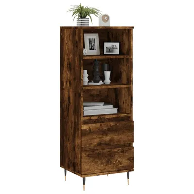 Obrázek produktu pro vidaXL Highboard kouřový dub 40x36x110 cm výrobek ze dřeva