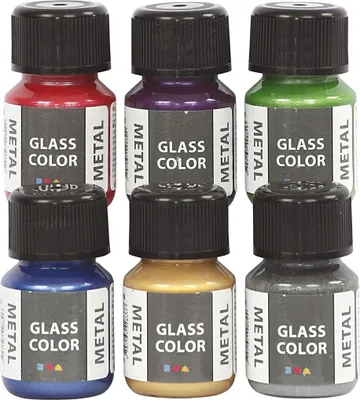 Image de Couleur verre métal, 6x35 ml