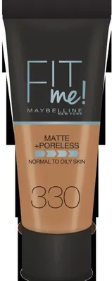 Obrázek produktu pro Fit Me! makeup Matte + Poreless pro ženy 30 - 330 Toffee - Maybelline