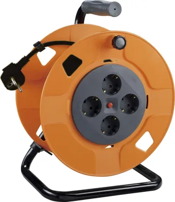 Produktbild von Primaster Kabeltrommel Innen 40 m 4 Schutzkontaktsteckdosen, H05VV-F 3G1,6