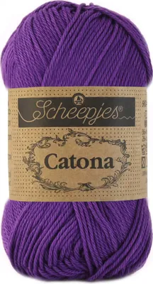 Produktbild von Scheepjes Catona 10g (521) - Deep Violet