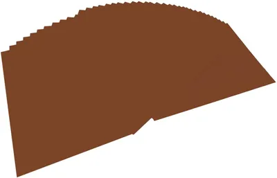 Image de Folia 6485 Papier d'argile - A4, brun chocolat