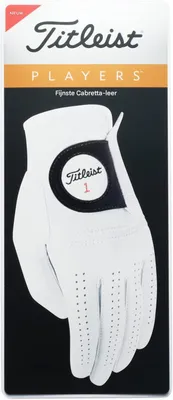 Produktbild von Golfhandschuh Linkerhand Cabretta Leder 1 Stück, Atmungsaktiv Mit Perforationen, Klittenbandverschluss Für Herren
