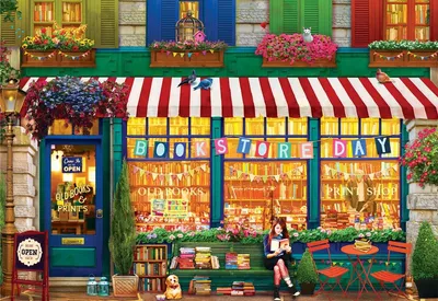Image de The Old Bookstore by Artbeat Studio